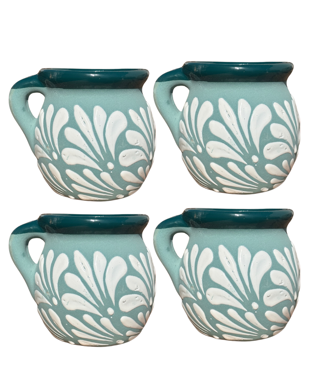 4PCS JARRITO TURQUESA
