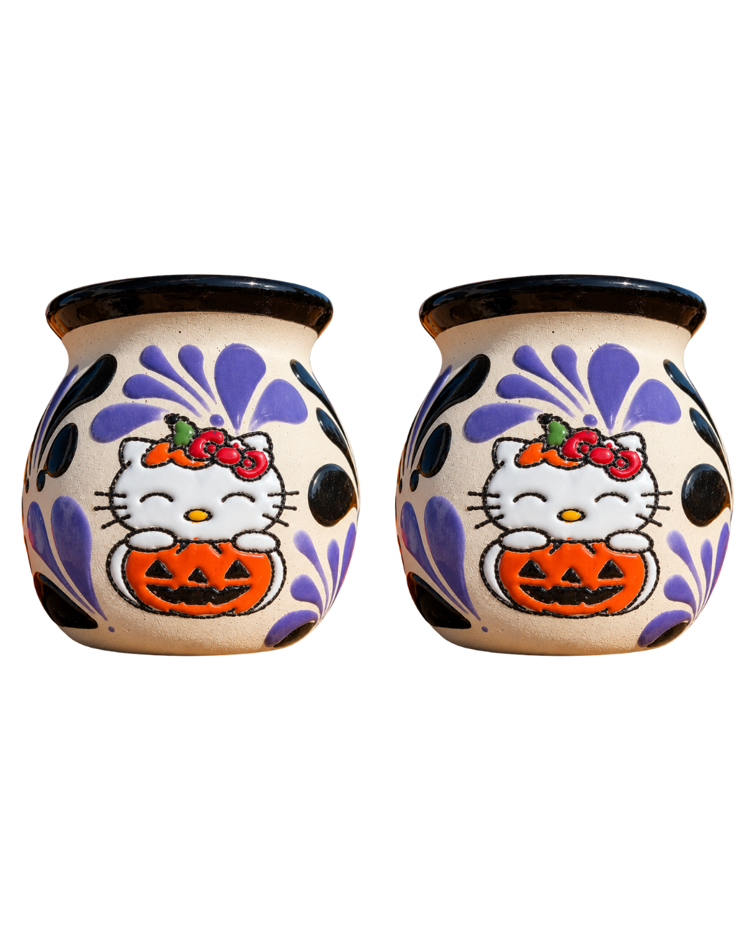 2PCS HELLO KITTY PUMPKIN JARRITO