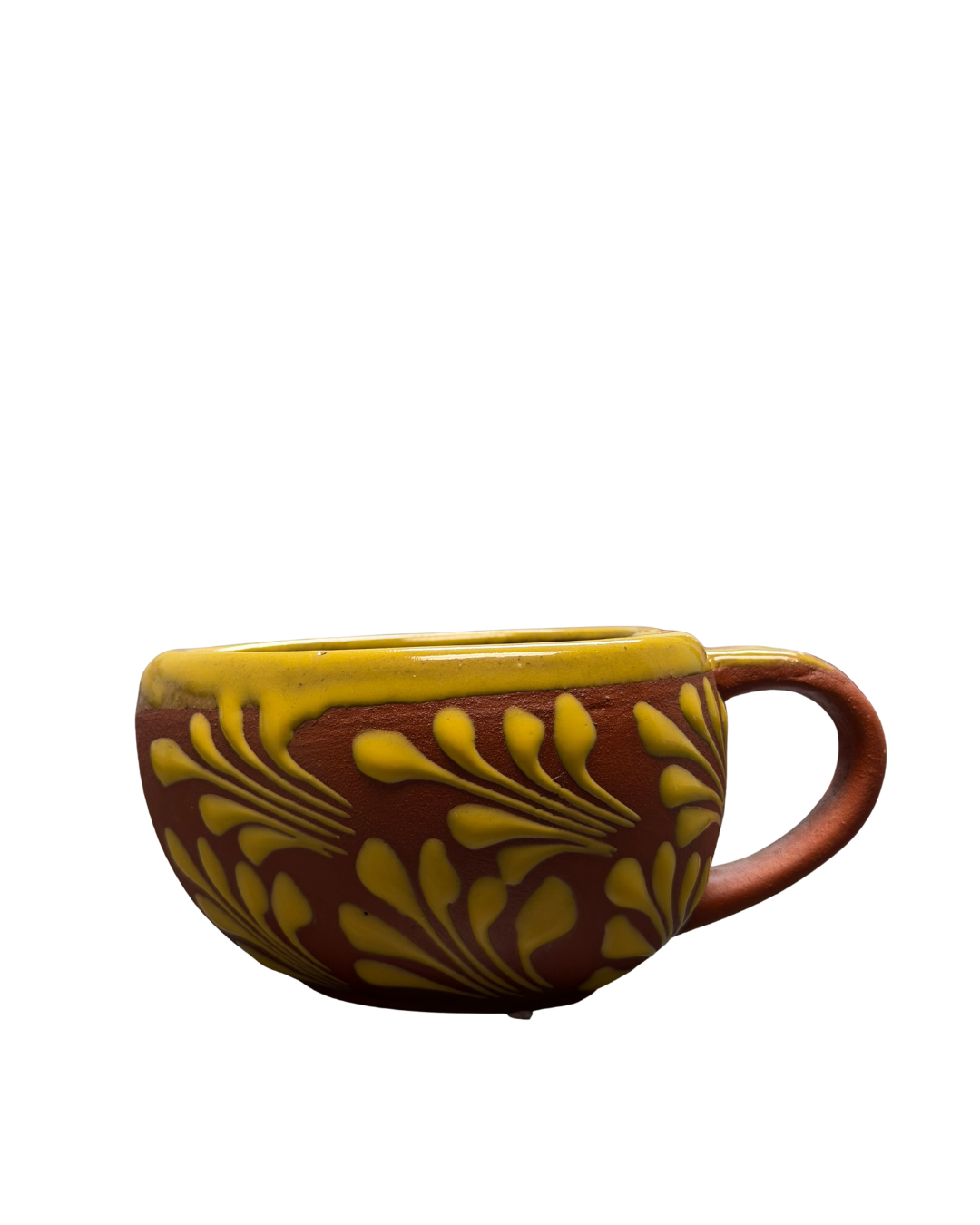 TAZA CORAZON YELLOW