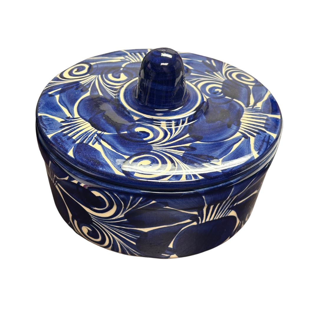 TORTILLERO CERAMICA AZUL