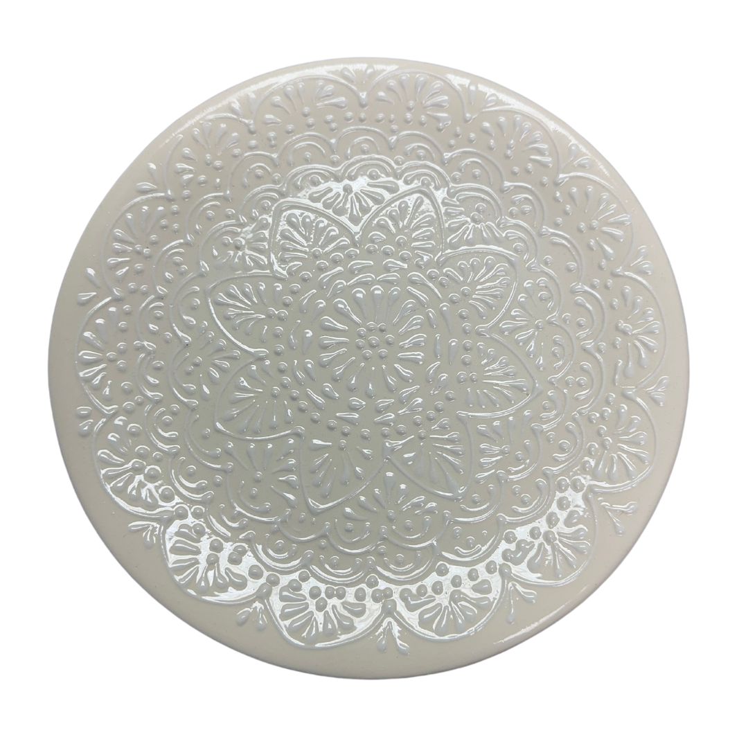 PLATO CERAMICA ESPIGA FINA