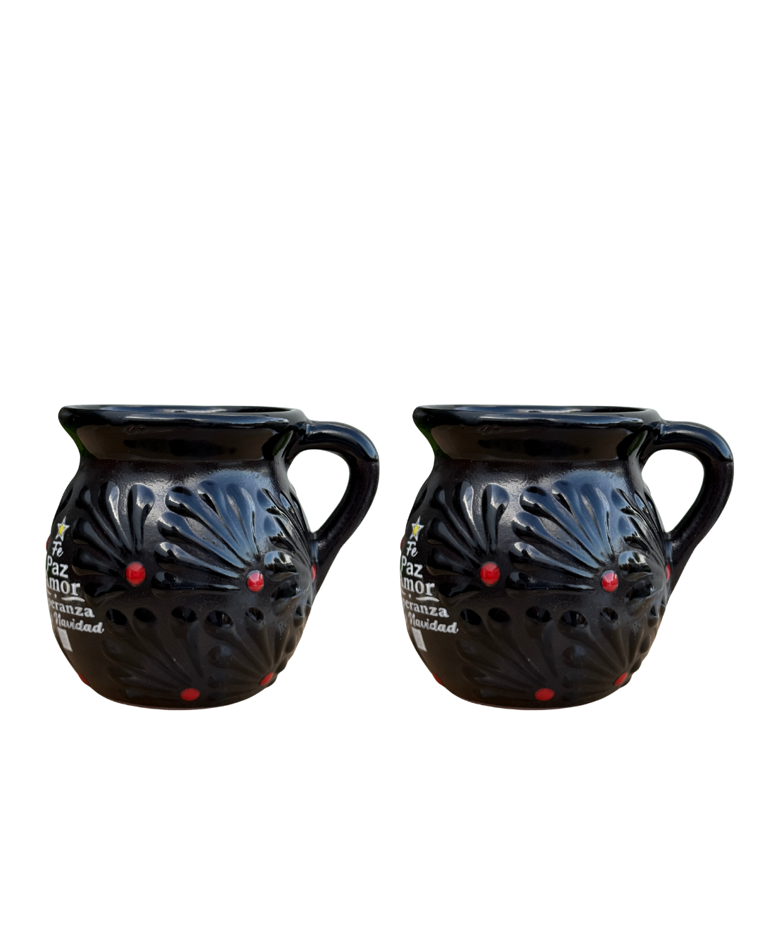 2PCS JARRITO SANTA & FROSTY BLACK ON BLACK