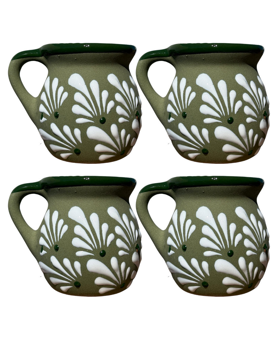 4PCS JARRITO OLIVE GREEN