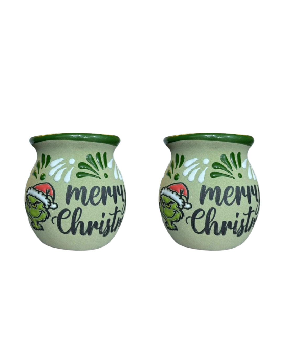 2PCS JARRITO GRINCH MERRY CHRISTMAS
