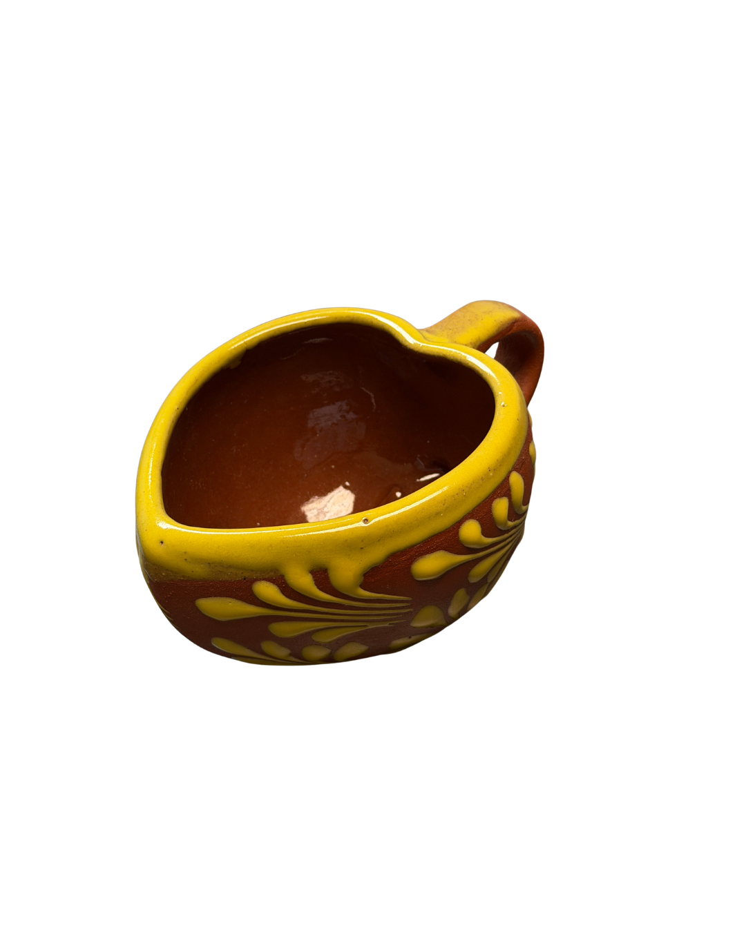 TAZA CORAZON YELLOW