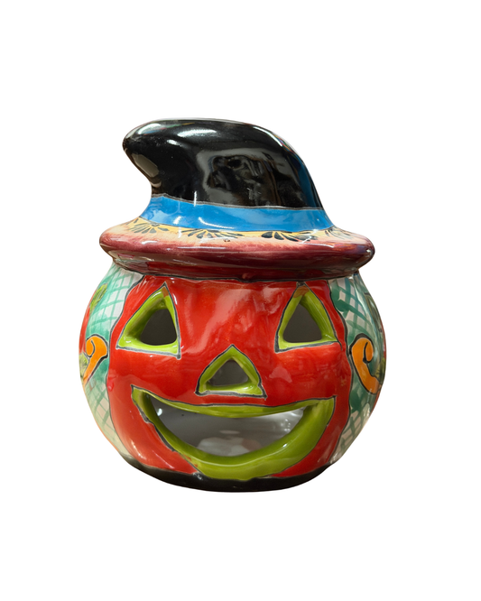 JACK O LANTERN RED TALAVERA MEDIUM (STYLES MAY VARY) 9IN TALL