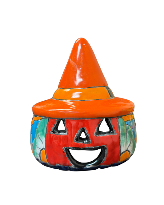 JACK O LANTERN  ROJO TALAVERA SMALL  (STYLES MAY VARY) 7IN TALL