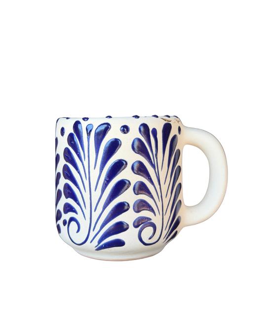 TAZA CHOCOLATERA CLASE AZUL 14OZ