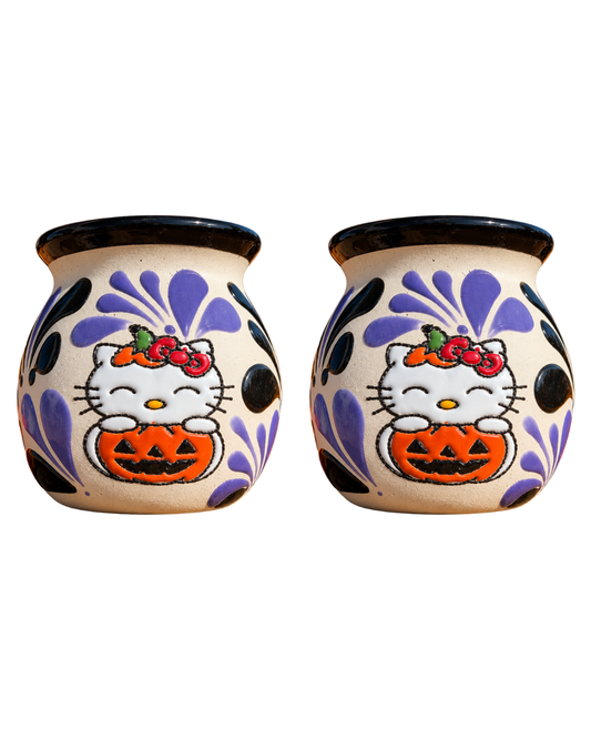 2PCS HELLO KITTY PUMPKIN JARRITO