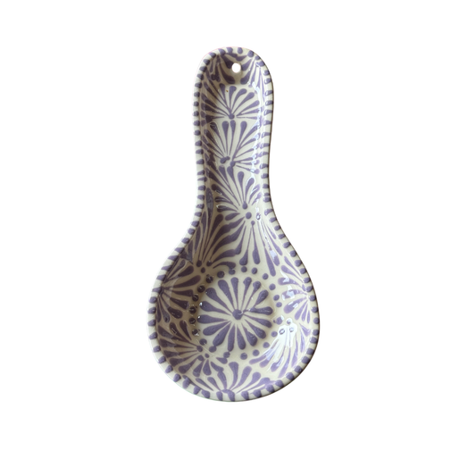 PORTA CUCHARA DE PURPLE WITH WHITE