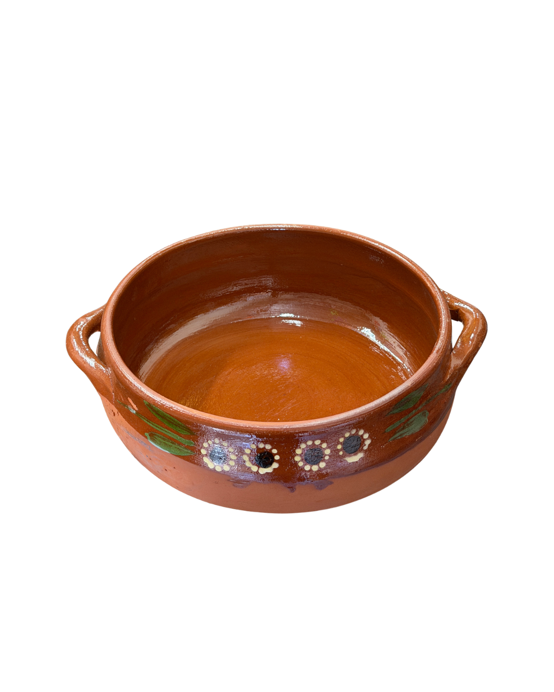 CAZUELA FLOR CON TAPA