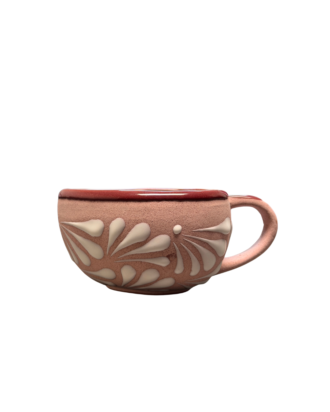 TAZA CORAZON ROSA