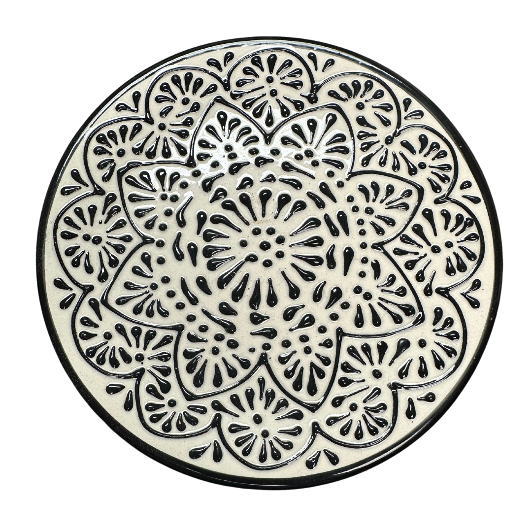PLATO CERAMICA ESPIGA FINA