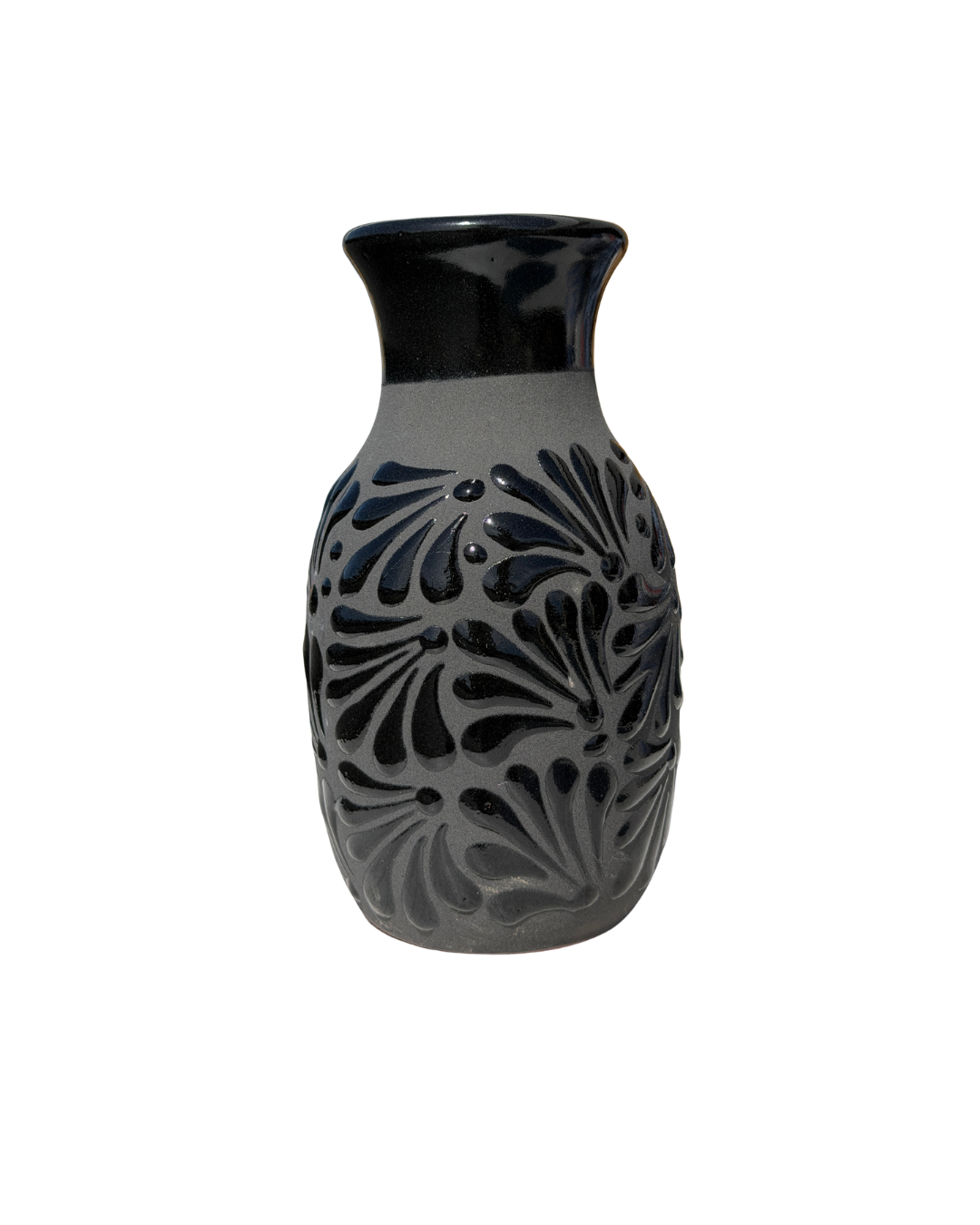 FLORERO MINI NEGRO (BLACK ON BLACK)