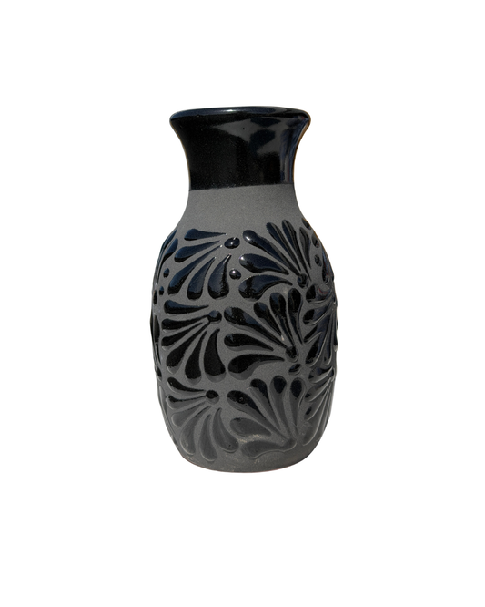 FLORERO MINI NEGRO (BLACK ON BLACK)