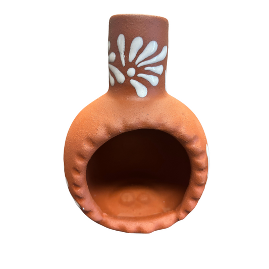 MINI CHIMENEA DE BARRO EN RELIEVE