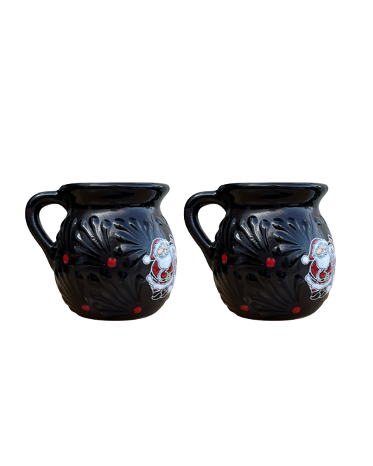 2PCS JARRITO SANTA & FROSTY BLACK ON BLACK