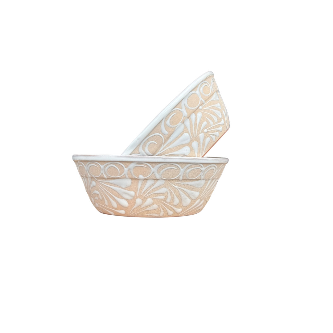 2PCS PLATO POZOLERO BLANCO 36OZ