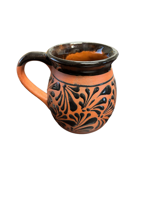JARRO RELIEVE CON ESPIGA NEGRO 600ML/24OZ