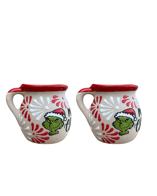 2PCS JARRITO ROJO & THE GRINCH