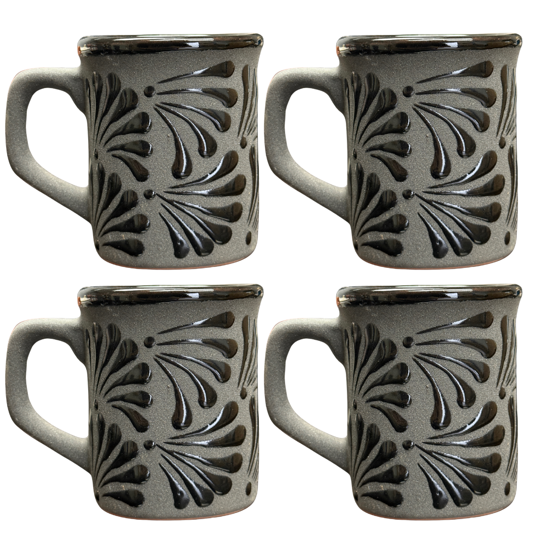 4PCS TAZA BLACK ON BLACK
