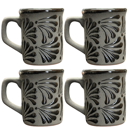 4PCS TAZA BLACK ON BLACK