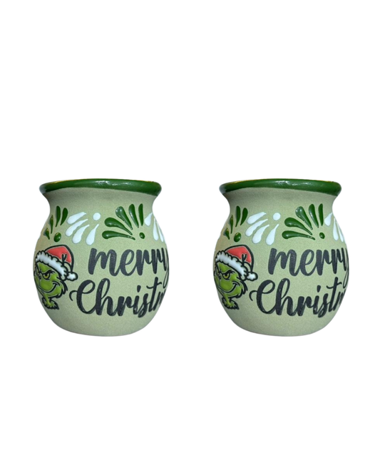 2PCS JARRITO GRINCH MERRY CHRISTMAS