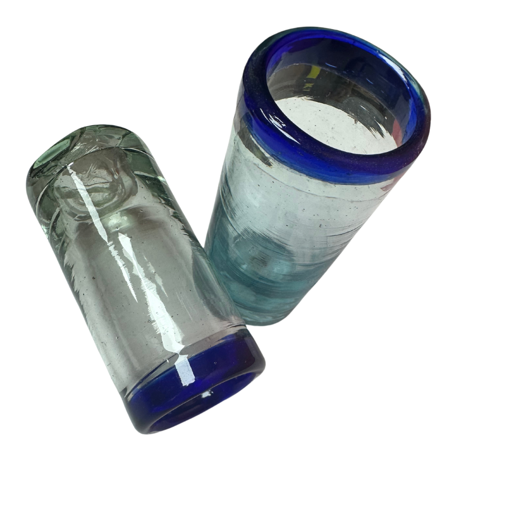 TEQUILERO DE VIDRIO SOPLADO